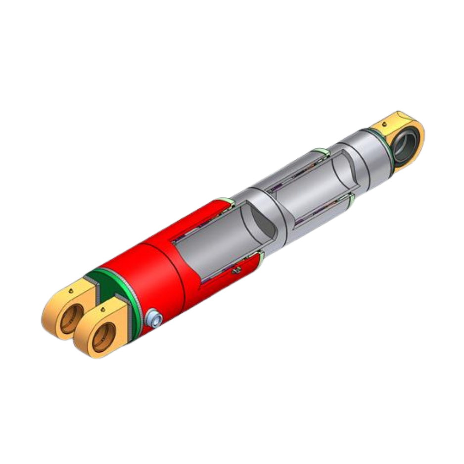 Telescopic Multi-Stage Hydraulic Cylinder