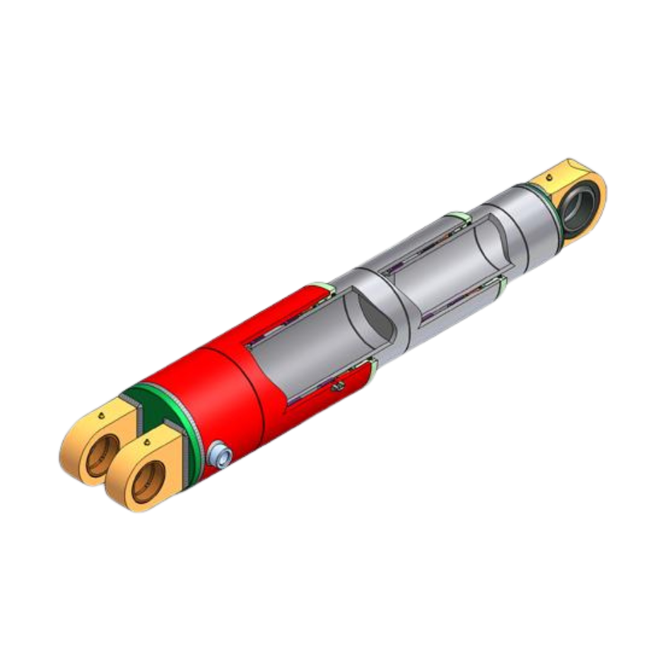 Telescopic Multi-Stage Hydraulic Cylinder